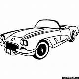 Corvette Clipart Coloring Clip Chevy Chevrolet Drawing Pages 1953 Car Cars Stingray Old Camaro Convertible 1969 Color Dodge Online Vintage sketch template