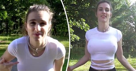 Model Discovers The Importance Of Underwear In Extreme Boob Flashing