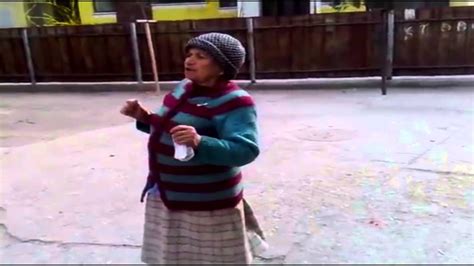 Crazy Old Woman Dance On The Street New 2016 By