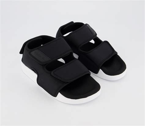 adidas adilette sandal  trainers core black core black white womens sandals