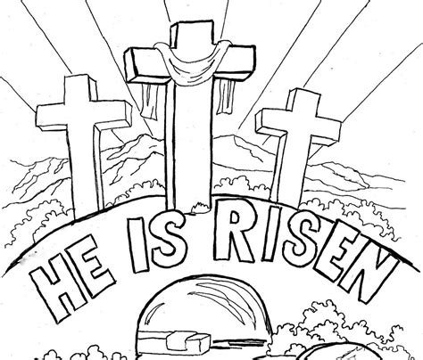 easy easter coloring pages  getdrawings