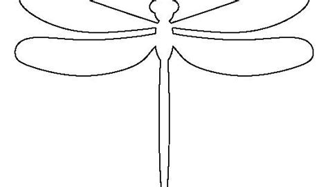 dragonfly pattern   printable outline  crafts creating