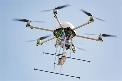 uav drone  sky stock image image  drone flight