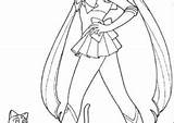 Coloring4free Sailor Moon Coloring Pages Luna Usagi sketch template