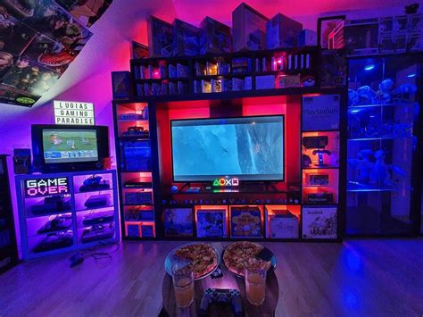 cool room ideas gaming transform  bland space   epic gaming