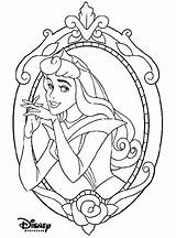 Aurora Coloring Disney Princess Pages Mirror Princesses Beautiful Color Kids Colouring Beauty Sleeping Colors Play Print Bell Choose Board Popular sketch template