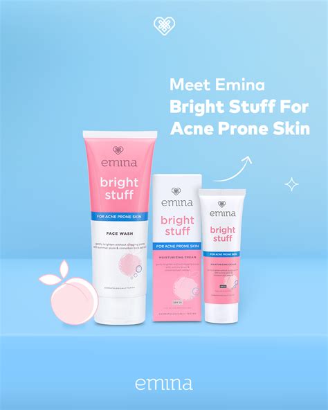 emina skincare  cosmetics products     malaysia