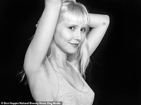 women who choose not to shave their armpits are featured in a stunning