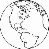 Globe Wecoloringpage Coloring Earth Weltkugel Clipart Visit sketch template