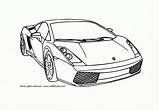 Coloring Pages Sports Cars Printable Car Library Clipart Gallardo Lamborghini sketch template