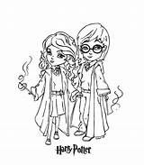 Harry Hermione Ginny Lovegood Jadedragonne Colouring Disegno Personnages Colorear Coloringhome Cél Numéro Bres Casate Granger Hogwarts Meglio Tablero sketch template