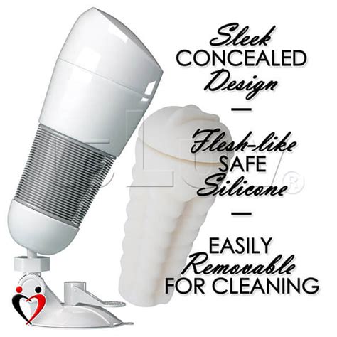 Leluv Male Masturbator Showerproof Hard Shell Suction Cup Concealing