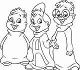 Coloring Pages Chipettes Kids Printable sketch template