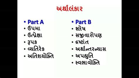 Gujarati Grammar Alankar Part 1 Youtube