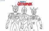 Ultraman Colorear Dibujos sketch template