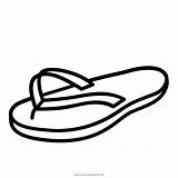 Flop Sandali Flops Chancla Clipartkey Sticker Stampare Kindpng sketch template