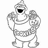 Monster Cookie Coloring Pages Printable Momjunction Funny Print Color Sheets Kids Sesame Street Toddler Cute Will sketch template