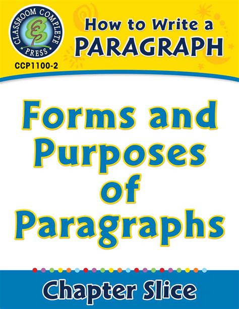write  paragraph forms  purposes  paragraphs grades