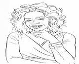 Coloring Pages Celebrity Winfrey Printable Oprah Color Book Info sketch template