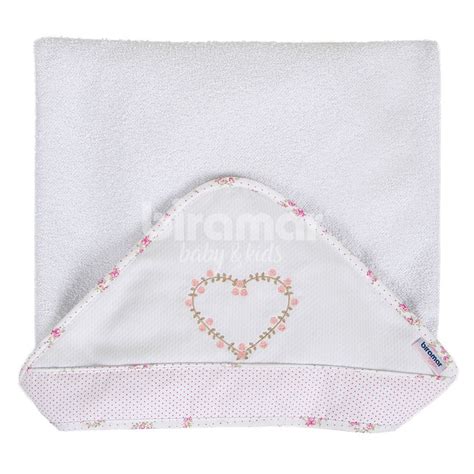toalha de banho para bebê felpuda revestida bordada viés tiffany floral