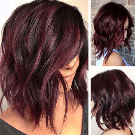 17 Unique Burgundy Short Hair Color Ideas For Women 2020