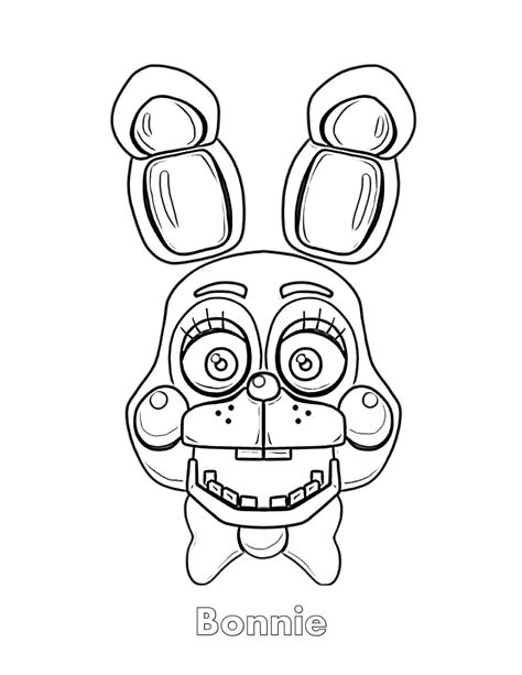 top  printable  nights  freddys coloring pages