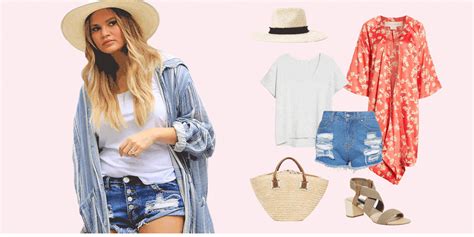 celebrity beach outfit ideas what to wear to the beach