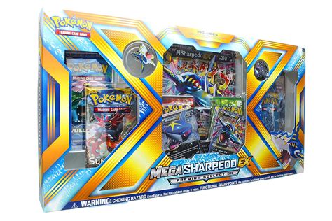 mega sharpedo  premium collection pokemon pokemon sealed product