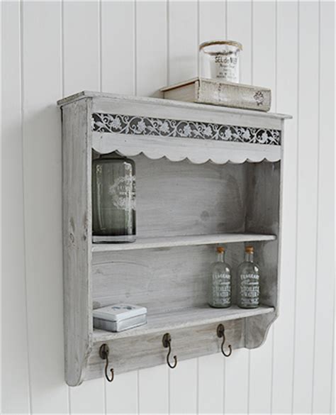 grey wall shelf   shelves  hooks   white