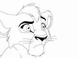 Kovu Coloring Pages Lion King Getdrawings Tlk Young sketch template