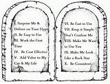 Commandments Coloring Catholic Gebote Moses Coloringhome Tablets Ausmalbild Sinai Mt sketch template