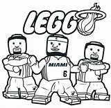 Coloring Pages Lego Basketball Nba James Lebron Color Teams Kids Players Printable Logo Shoes Print Colouring Cleveland Sheets Cavaliers Drawing sketch template
