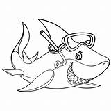 Shark Coloring Pages Printable sketch template