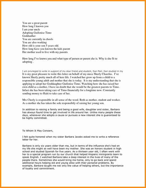 nice parent recommendation letter template skills summary cv