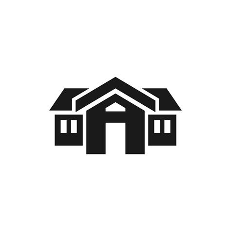 house building icon home symbol  location plan vector