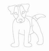 Russell Terrier sketch template