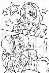 Pages Precure Coloring Princess Go Cure Pretty Kirara Twinkle Colouring Anime Princesses Glitter Force Chiến Chúa Công Binh Lên Những sketch template