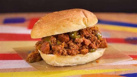 Chourico And Pepper Sloppy Joes Recipe Rachael Ray Show