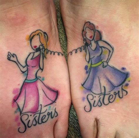 40 super cute sister tattoos tattooblend sister tattoo designs