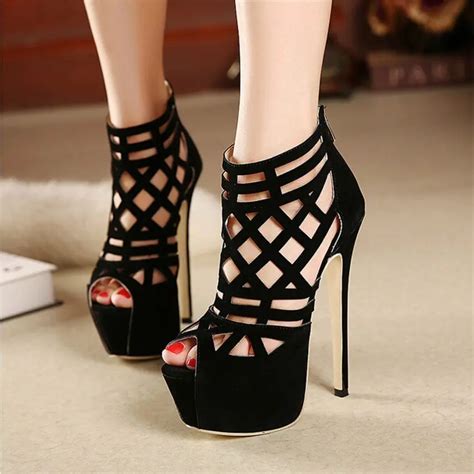 cm beautiful high heeled cut  sandals uniqisticcom