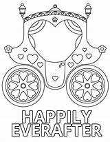 Happily Ever After Coloring Weddings Print Pages Printable Kids Printables Activity sketch template