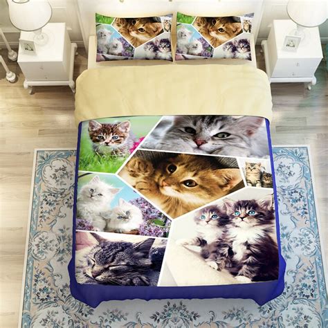 oil cat bedspreads sheetpc duvet cover  filler