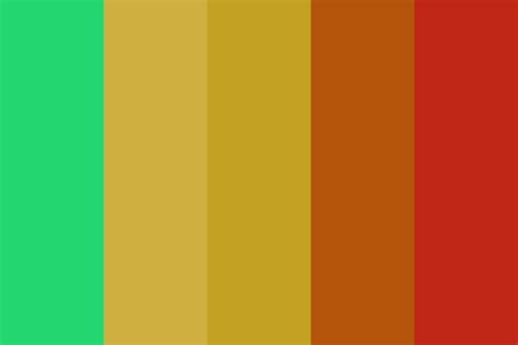 burn burn burn color palette