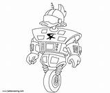 Coloring Ducktales Gizmoduck Pages Kids Printable Color sketch template