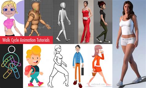 20 best human walk cycle animation tutorials for beginners 2d and 3d