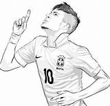 Neymar Coloring Pages Hazard Eden Coloringpagesonly sketch template