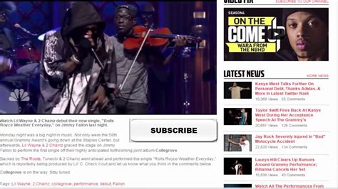 lil wayne performs  single ft  chainz rolls royce