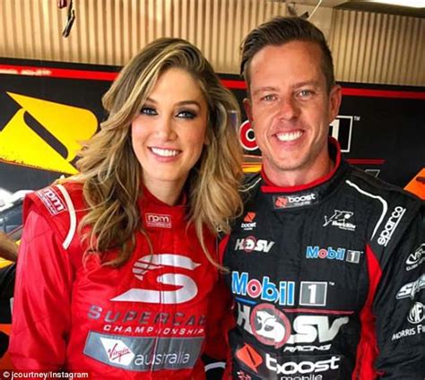 v8 supercar champion james courtney and wife carys announce they have