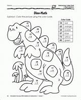 Coloring Subtraction Pages Popular sketch template