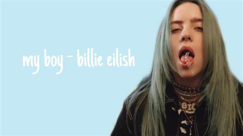 boy billie eilish lyric video youtube